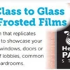 Businesses Can Add a Touch of Class With Frosted Glass