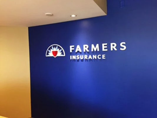 Dimensional Letters for Farmers Insurance in Woodbury, MN