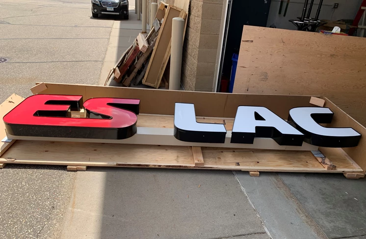Illuminated Channel Letters Arrive